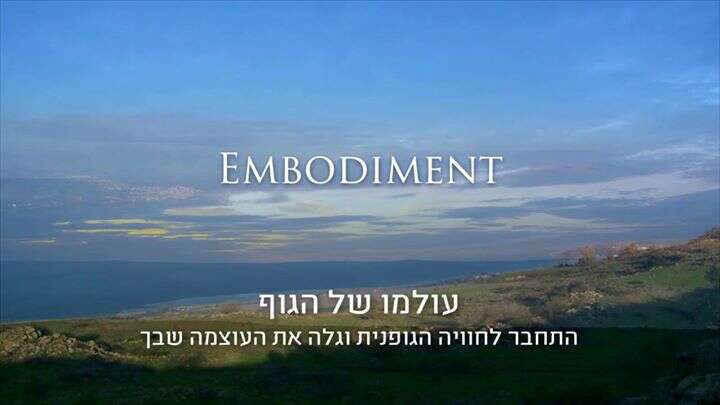 סדנת Embodiment לאנשי מקצוע