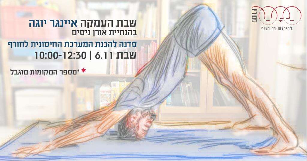 שבת העמקה איינגר יוגה בהנחיית אורן ניסים