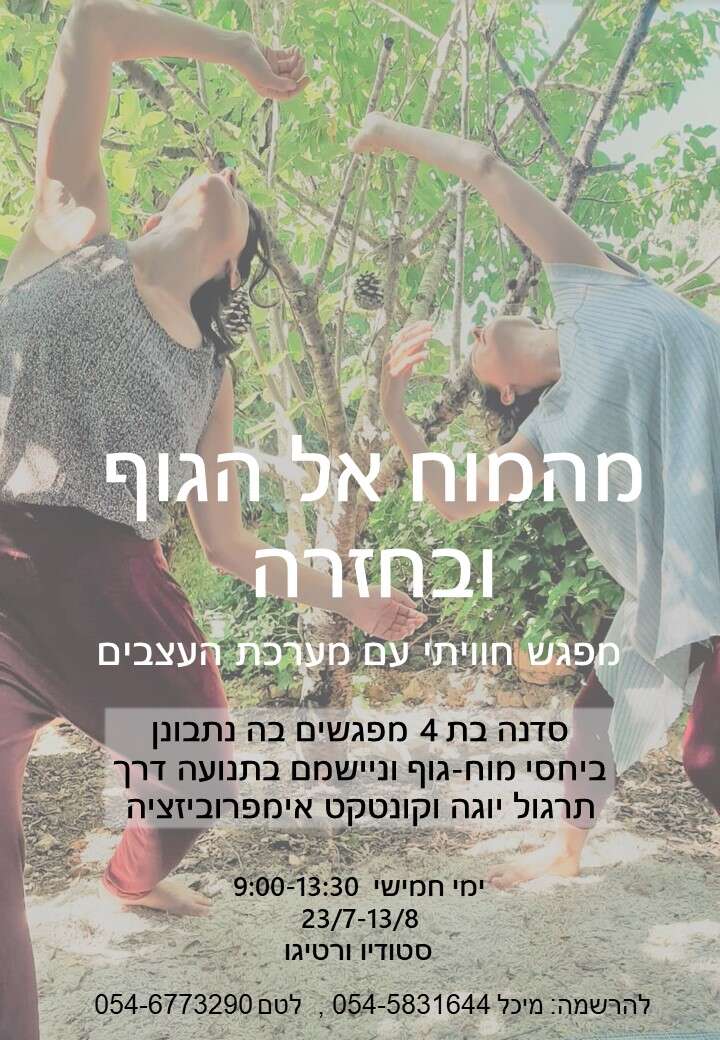 סדנה בתנועה על מערכת העצבים